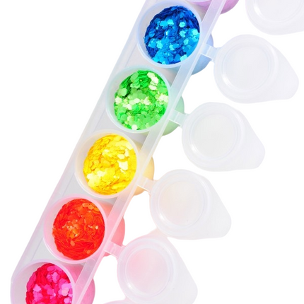 Purpurinas de Colores Fluorescentes 6uds.