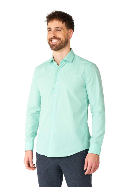 Camisa Verde Menta Hombre <tc>OppoSuits</tc>