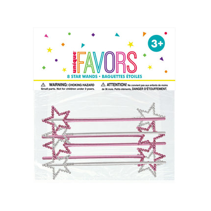 Regalos de fiesta Varitas Estrella 18cm 8pcs