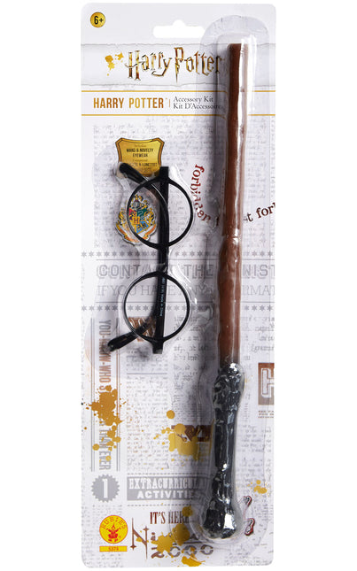 Varita y gafas de Harry Potter