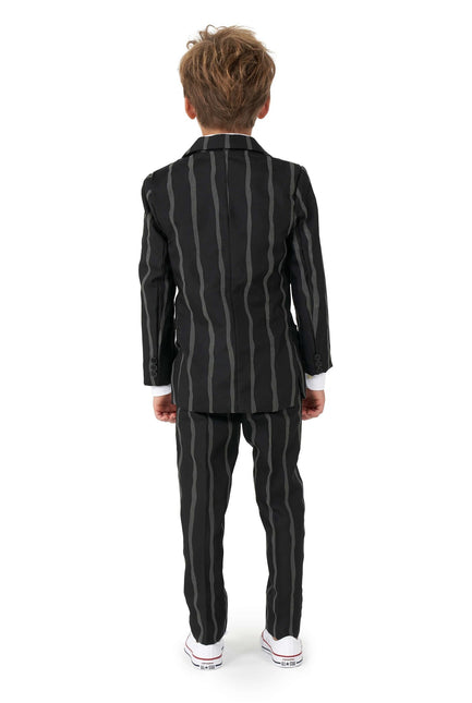 Traje Negro A Rayas Niño <tc>Suitmeister</tc>