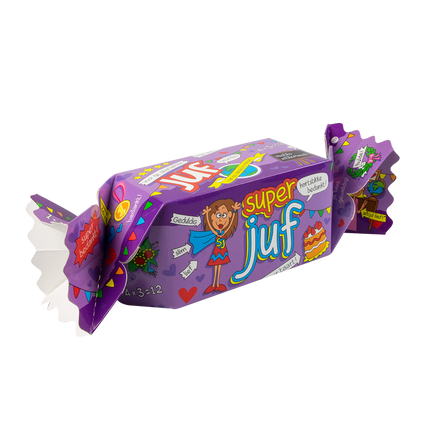 Caja de regalo Super Juf 26cm