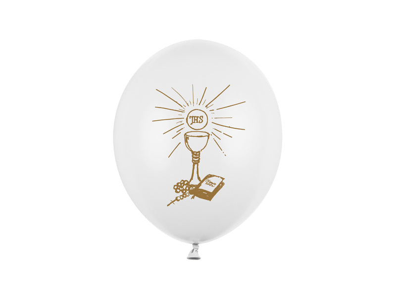 Globos Comunión 27cm 6pcs