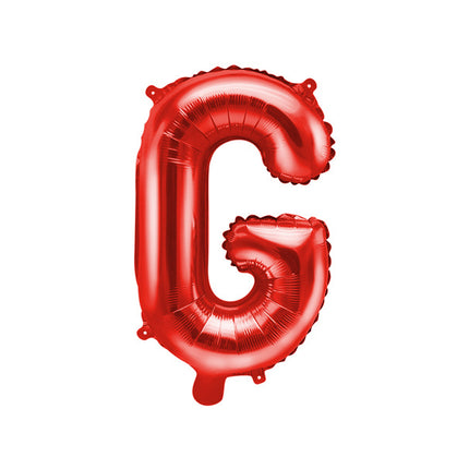 Globo Letra G Rojo Vacío 35cm