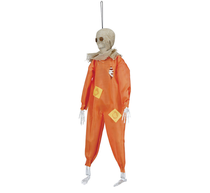 Adorno Colgante Halloween Esqueleto Espantapájaros 40cm