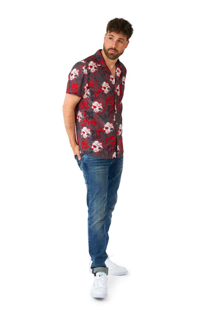 Viernes 13 Camisa Manga Corta Hombre <tc>OppoSuits</tc>