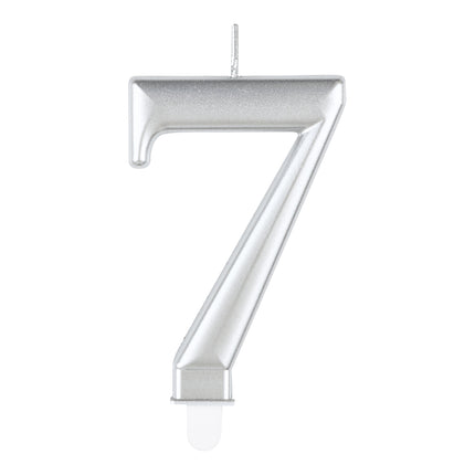 Vela 7 Años Plata