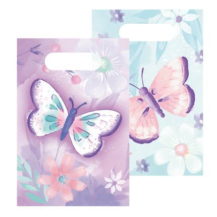 Bolsas para compartir Mariposas 23cm 8pcs