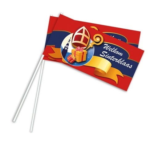 Sinterklaas bandera ondeante 50uds.