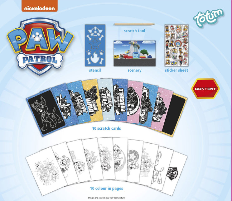 Libro de dibujos de La Patrulla Canina