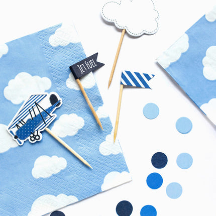 Servilletas Nubes 33cm 20ud