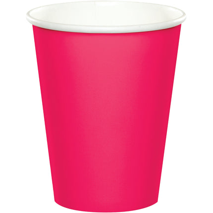 Vasos Fucsia 256ml 24uds.