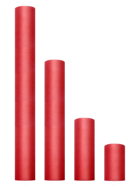Rollo Tul Rojo 15cm 9m