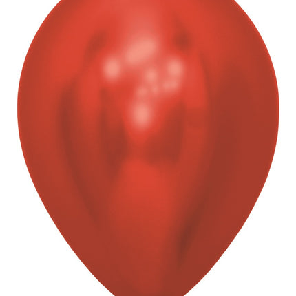 Globos Reflex Rojo 30cm 50pcs