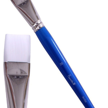Pincel Schmink Azul Plano n.º20