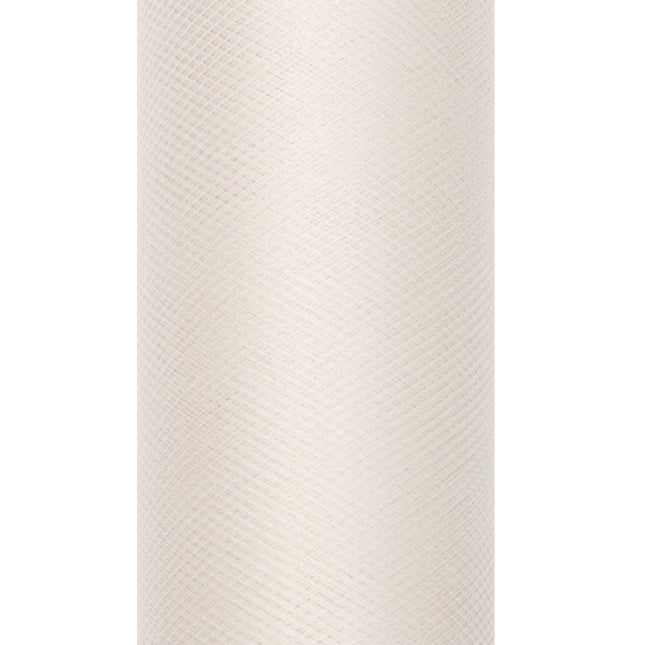 Rollo de Tul Crema Vainilla 30cm 9m