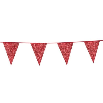 Rojo Flagline Glitter 6m
