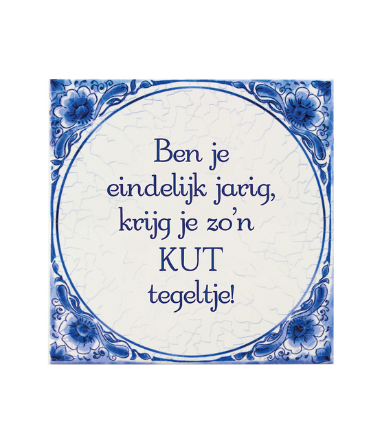 Azulejo Azul Delft Azulejo Coño 14,5cm