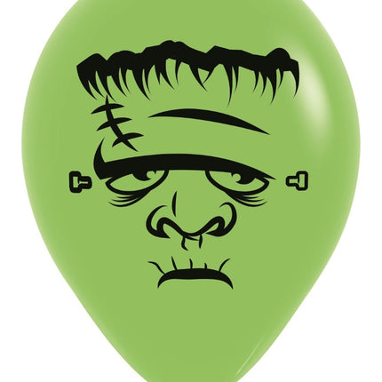 Globos Frankenstein Verde Lima 30cm 12pcs