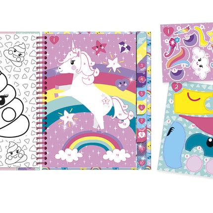 Libro de pegatinas de unicornios grande