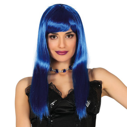 Peluca azul