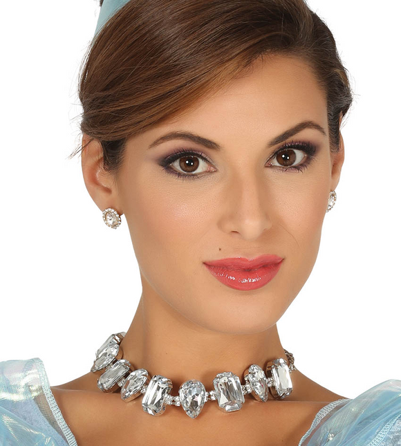 Collar Diamantes 19cm
