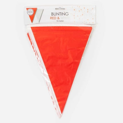 Guirnalda Rojo Blanco 10m