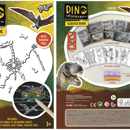 Libro de dibujos de dinosaurios