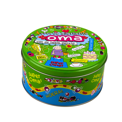 Tambor de caramelo Abuela 14cm