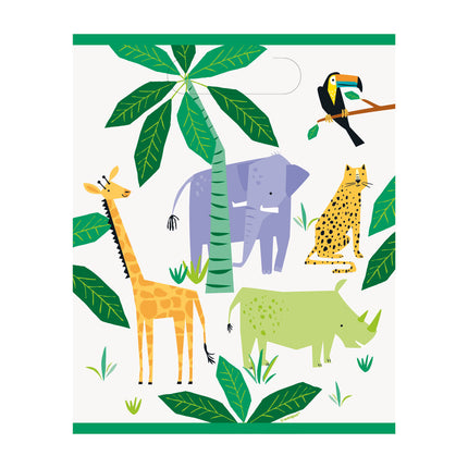 Animales Safari Bolsas para compartir 8 uds
