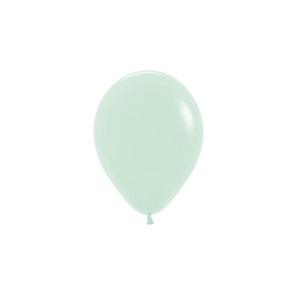 Globos Verde Mate Pastel 12cm 50pcs