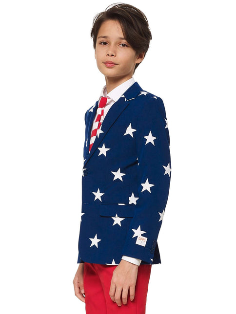 USA Traje Estrellas Rayas Niño Adolescente <tc>OppoSuits</tc>