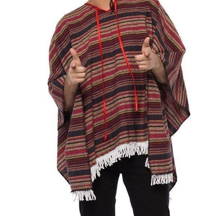 Poncho Mexicano Tejido