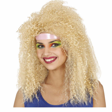 Peluca Rubia Rizos