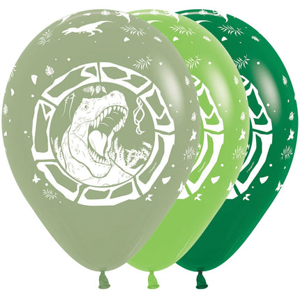 Globos Dinosaurio T Rex Mix 30cm 25pcs