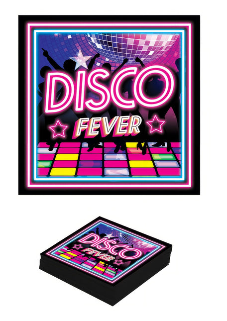 Servilletas Disco 70S 33cm 12ud.