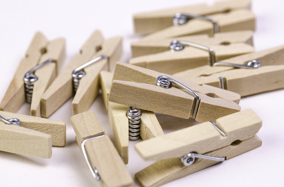 Mini Clavijas Madera 3,5cm 10uds.