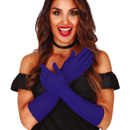 Guantes azules 42cm
