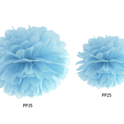 Pompón Azul Claro 35cm
