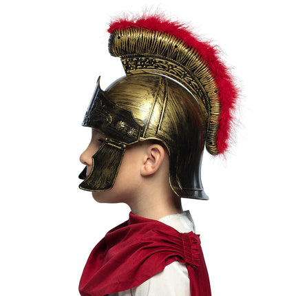 Niño del casco romano