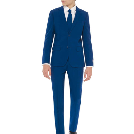 Traje Azul Oscuro Niño Adolescente <tc>OppoSuits</tc>