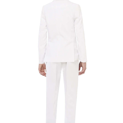 Traje Blanco Niño Adolescente <tc>OppoSuits</tc>