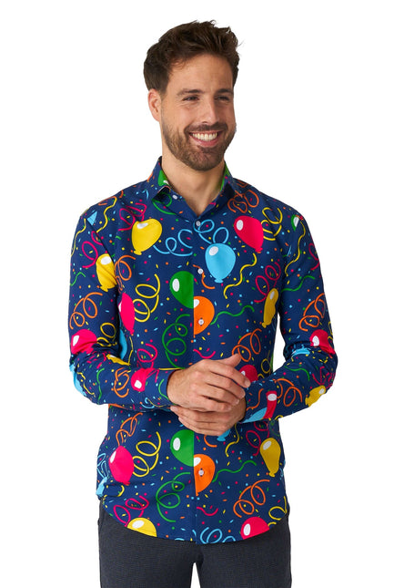 Camisa Globos de Fiesta Hombre <tc>Suitmeister</tc>