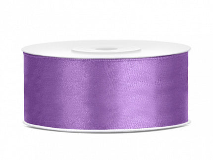 Cinta de raso Lila 25mm 25m