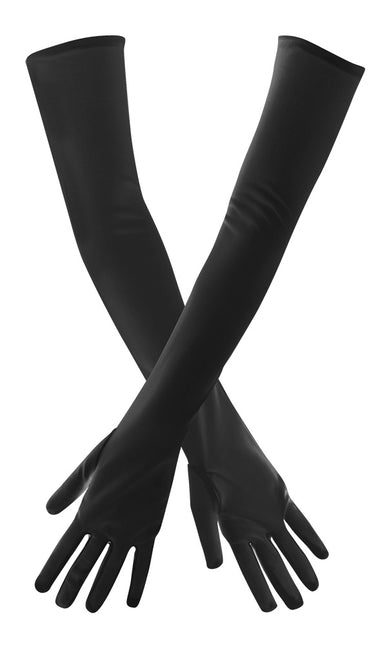 Guantes negros 48cm