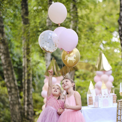 Globos Princesas Unicornio 30cm 5pcs