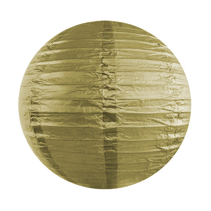 Lampión dorado redondo 25 cm