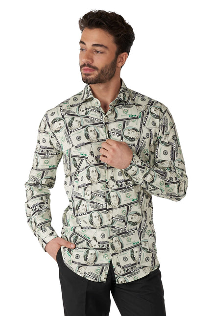 Camisa Dólar Dinero Hombre <tc>OppoSuits</tc>