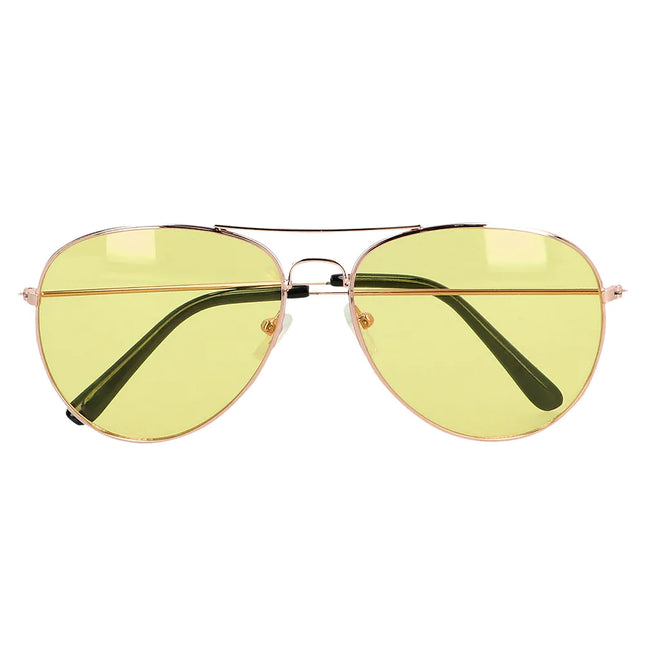 Gafas Neon 80S Azul Amarillo