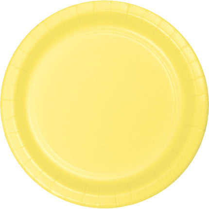 Platos amarillo claro 23cm 24uds